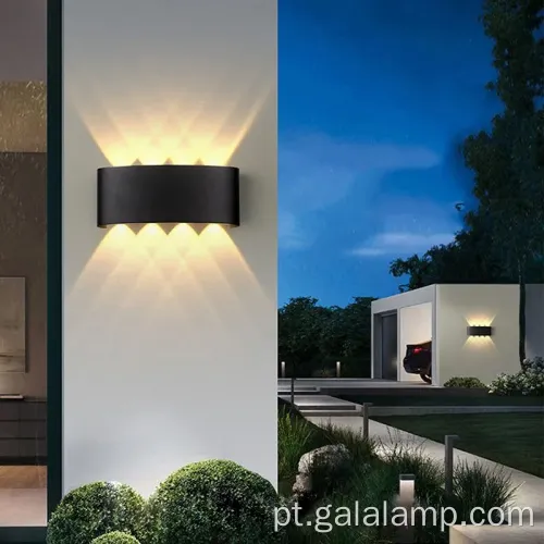 Luzes de parede LED modernas para corredor e varanda